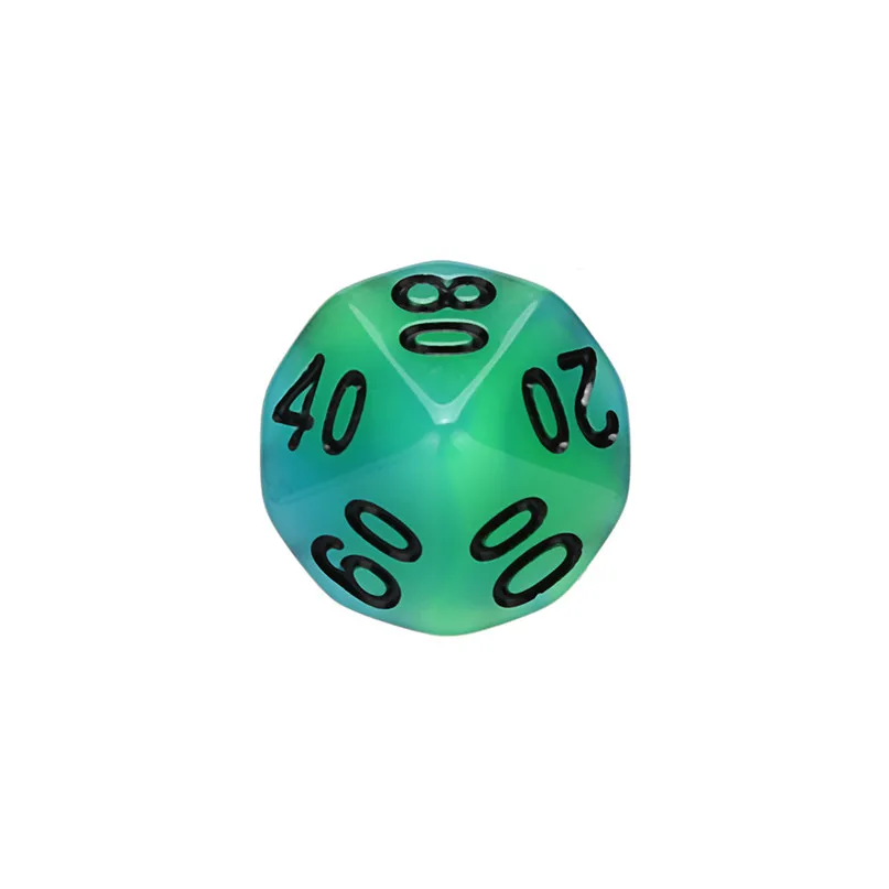 7pcs  Set Digital Dice Luminous TRPG Game Dungeons & Dragons Polyhedral D4-D20 Multi Sided Acrylic Dice #2N22 (7)