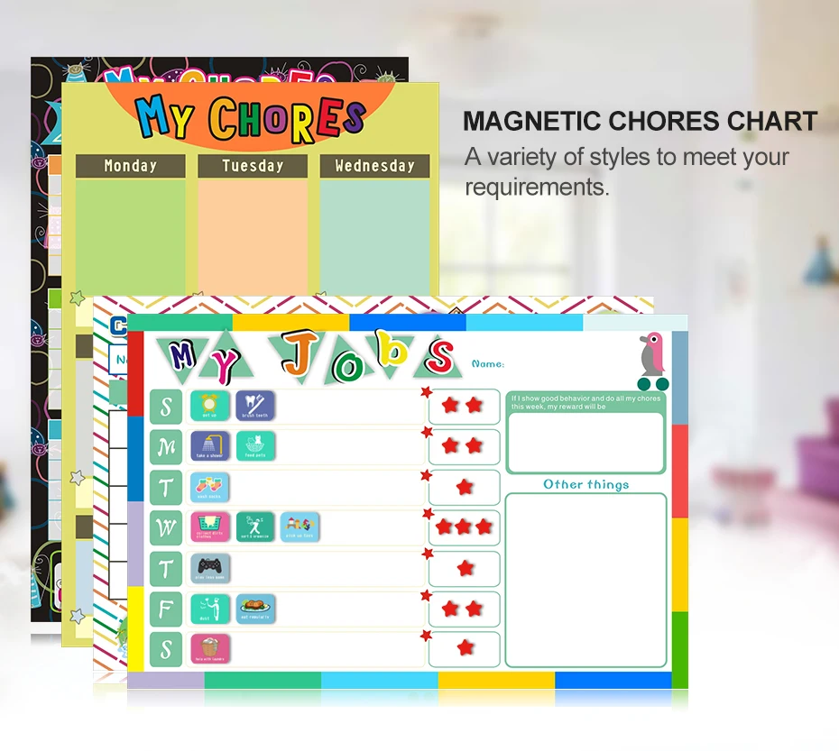 Magnetic Chores Chart _01
