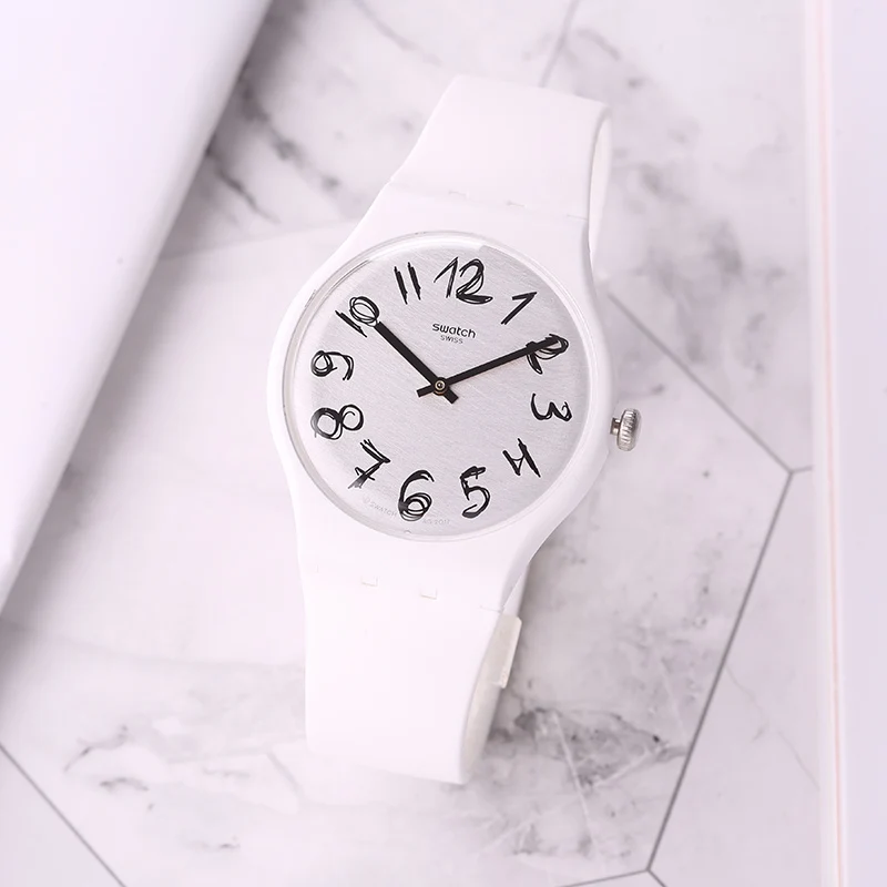 Swatch часы оригинальные цветные серии креативные граффити кварцевые