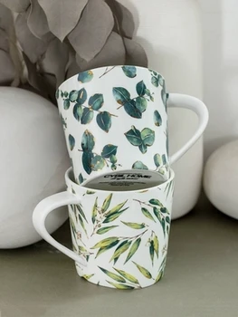 

2019 new style Nordic leaf ceramics cup water Mug Coffee Cups couple cups breakfast cup water mugs large mugs