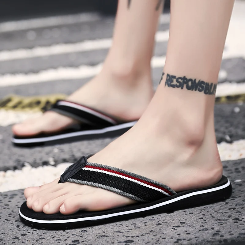 Мужские сандалии на резиновой платформе повседневные шлепанцы лето 2019|slippers
