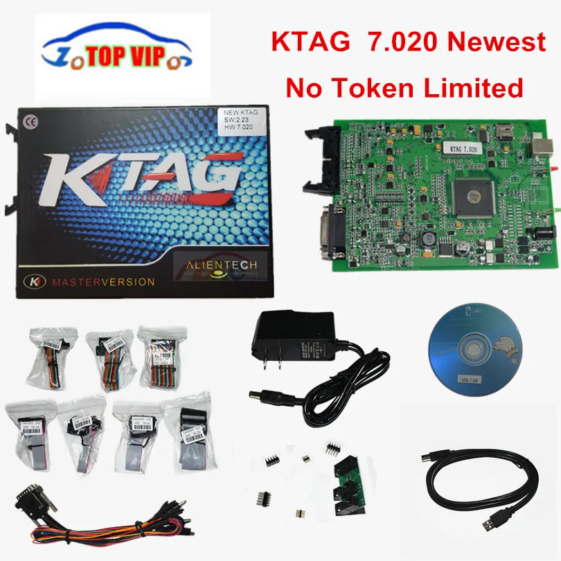 Новые! KTAG 7,020 V2.23 ЭКЮ программист онлайн K тег V7.020 100% без маркер Limited для автомобиля/Грузовик ECU Тюнинг инструмент