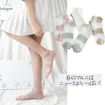 

2019 Summer New Arrival Thin Cotton Non-slip Socks Women Comfortable Lace Flower Short Ankle Socks Hollow Socks