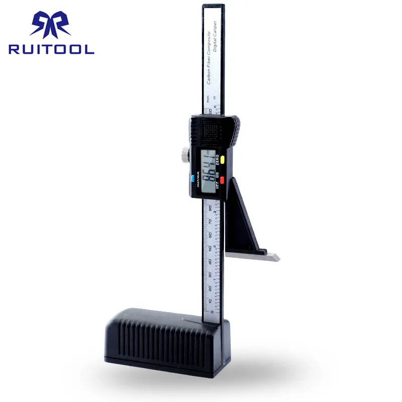 0 150mm Plastic Digital Height Gauge 0.01mm Base Inch& Metric