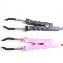 1 шт. Loof наращивание волос Утюг регулируемый температура Кератиновое укрепление инструменты Fusion тепла разъем розовый и черный доступны