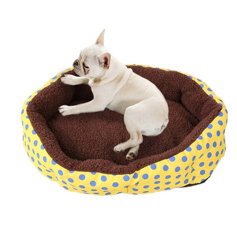 

HEYPET Cat Bed Pet House Soft Long Plush Cat Mat Dog Bed for Dogs Cats Detachable Winter Warm Cat Supplies