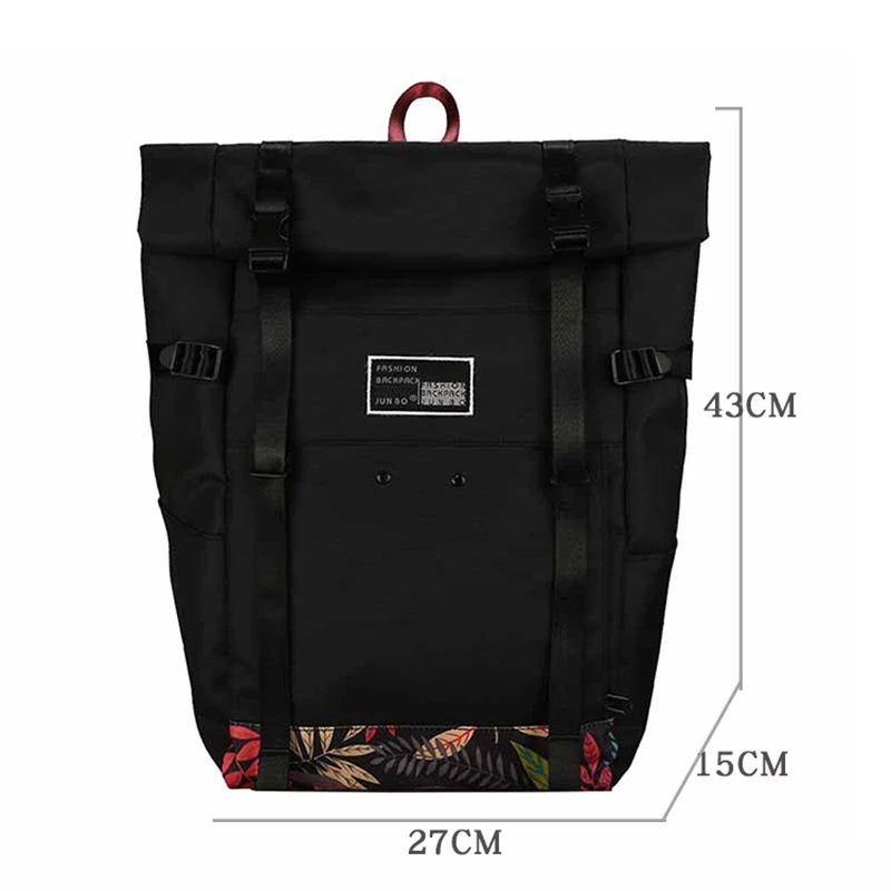 Billige Trendy Doppel Schulter Rucksack Für Sowohl Männer Und Frauen Modische Oxford Tuch Tasche Freizeit Kunst Einzigartige Große Rucksack Druck