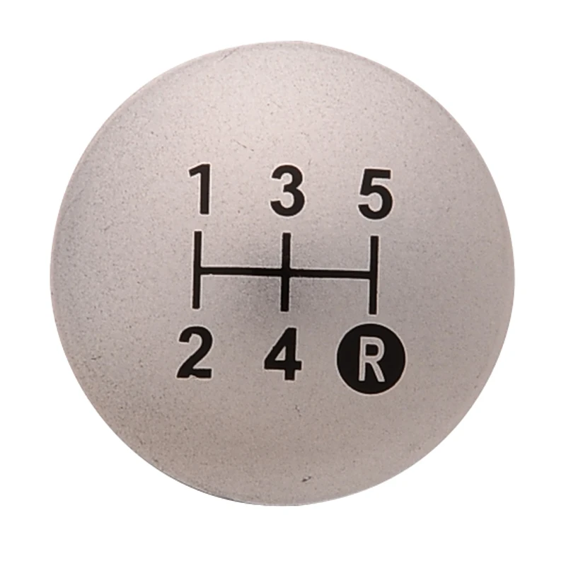 1PC Car Chrome 5 Speed Gear Shift Knob Cap Top Cover Car Styling Gear Knob Stick Cover For TOYOTA AURIS 2007 2008 2009