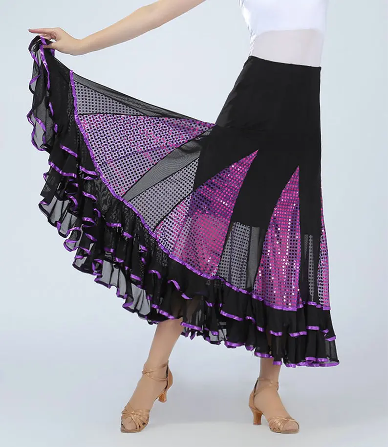 Buy Women Girls Belly Dance Skirt Long Big Swing