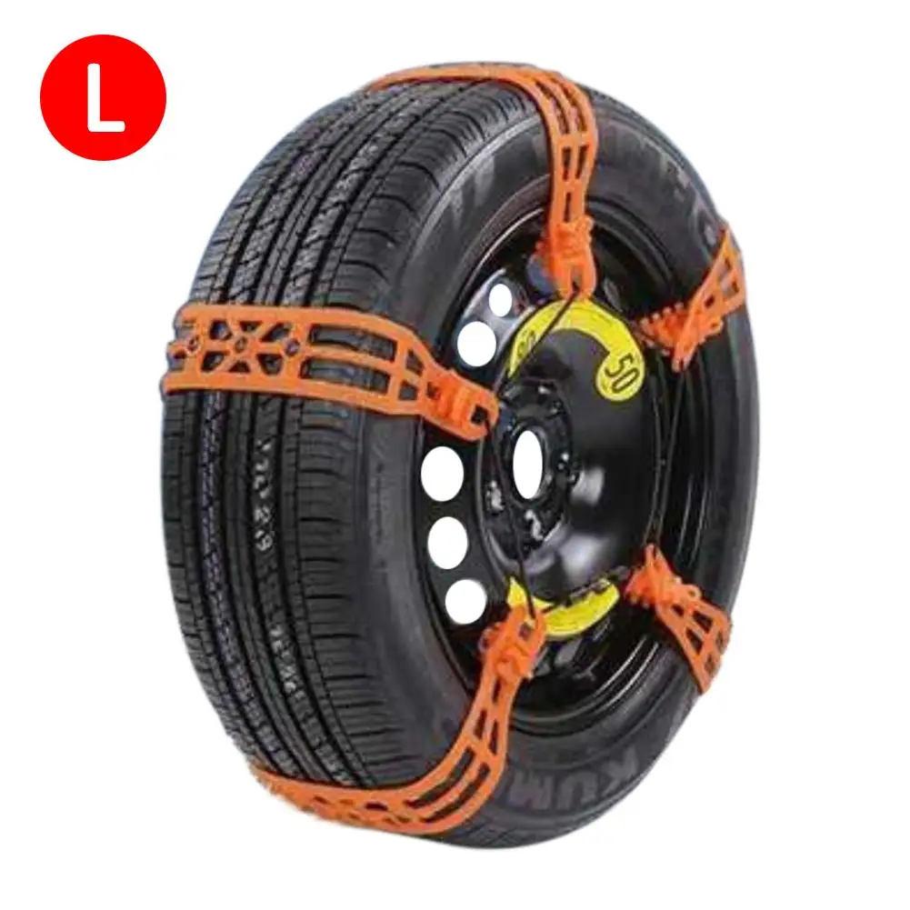 

10pcs L/M Lot Car Universal Mini Plastic Winter Tyres Wheels Snow Chains For Cars/Suv Car-Styling Anti-Skid Autocross Outdoor