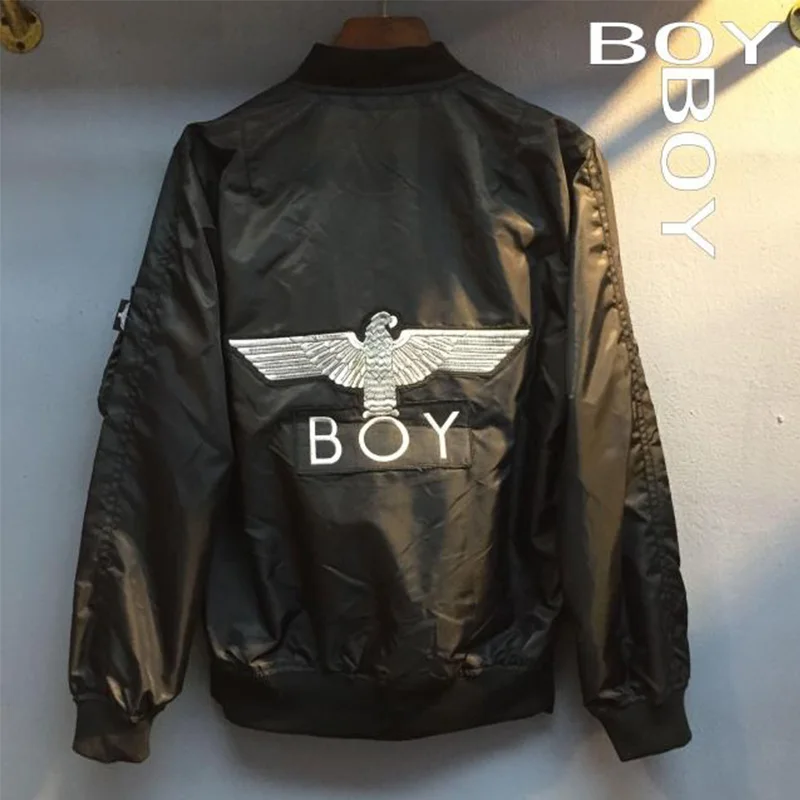 2016 Bomber Jacket Boy London Jacket Embroidery Eagle Double