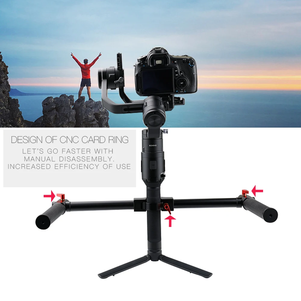 

DJI RONIN S Dual Handheld Holder Extended Handle Gimbal for DJI RONINS Accessories Gimbal Stabilizer Hand