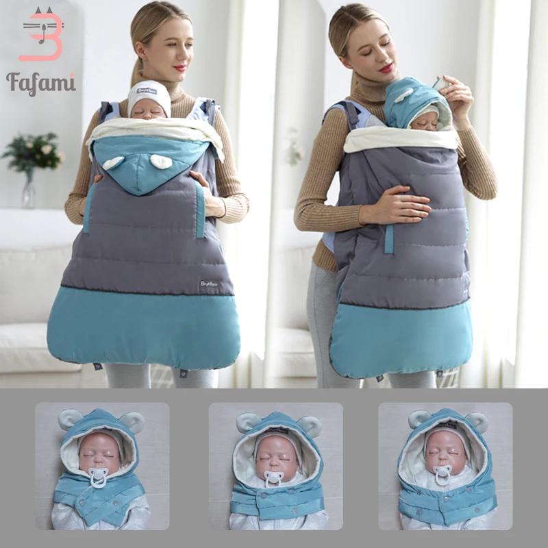Baby Carrier Cover Baby Strap Cloak Ergonomic Thick Windproof Hoodie Cape Cloak Mantle A Level Backpacks & Carriers Coat Winter Baby Carrier Cover Baby Strap Cloak Ergonomic Thick Windproof Hoodie Cape Cloak Mantle A Level Backpacks & Carriers Coat Winter