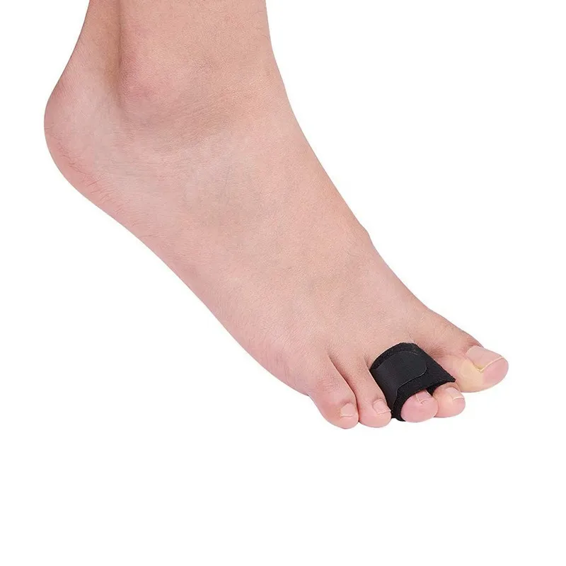 1 пара, черные Нескользящие тканевые повязки для выпрямления пальцев, мягкие повязки для молотка, бандаж на палец, изогнутый носок