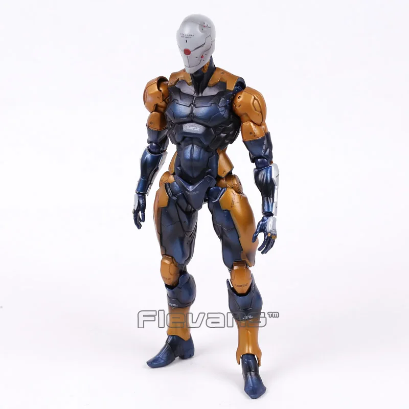 Play Arts Kai Metal gear Solid Revoltech Серая лиса киборг ниндзя ПВХ фигурка Коллекционная модель игрушки