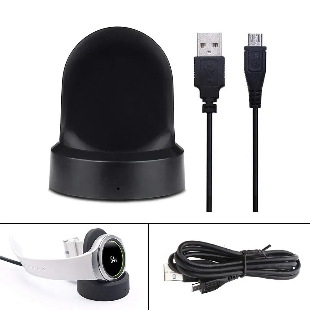 

Wireless Charging Dock Charger Magnetic Charger for Samsung Galaxy Watch Gear S2 S3 Gear Sport R600 Smart Watch Charging Dock