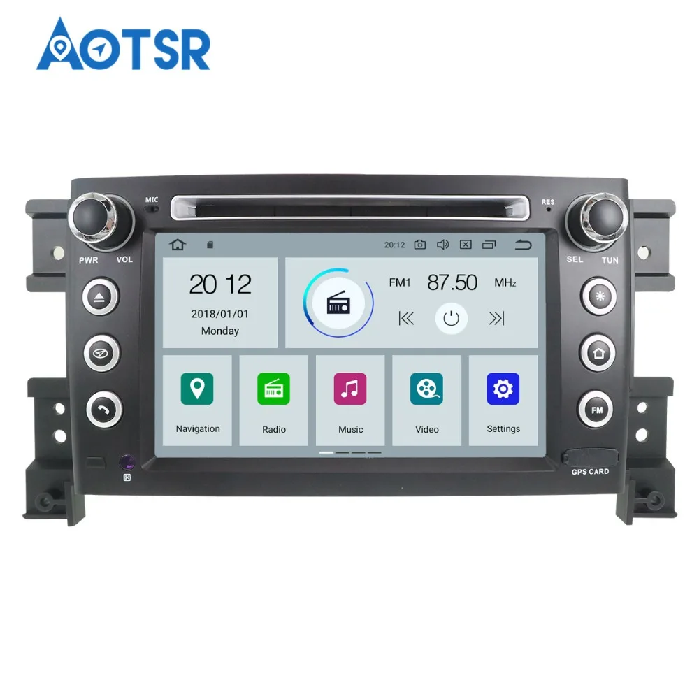Автомобильный мультимедийный DVD плеер 2 din Android 9 0 4 + 32 ГБ для Suzuki Grand Vitara 2005 2012 GPS