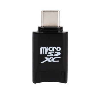 

Type-C USB 2.0 Smart Card Reader OTG Function Supports TF/Micro SD Card for Mac AC338