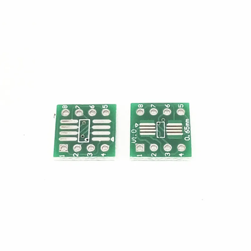 

80pcs/lot lead-free so/msop/tssop/soic/sop8 Turn DIP8 wide-body narrow-body Transfer Board PCB 8pin