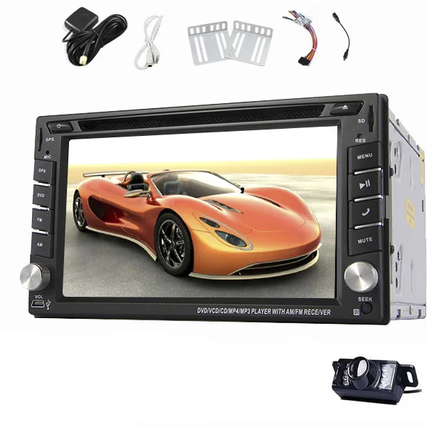 Discount Stereo Autoradio Receiver Audio GPS Car DVD Map MP3 Music MP4 Universal USB Logo SD 2 din Player Radio Head Unit 13