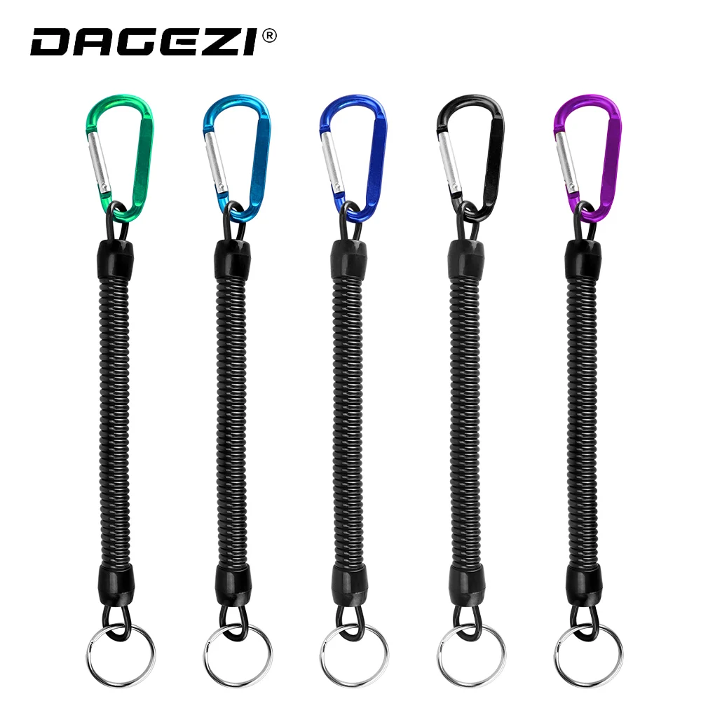 Рыболовные удерживающие тросы DAGEZI 12 18 см с карабином для кемпинга безопасный