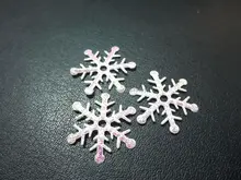 200 pieces lot snowflake Appliques Wedding Christmas decoration craft DIY A042