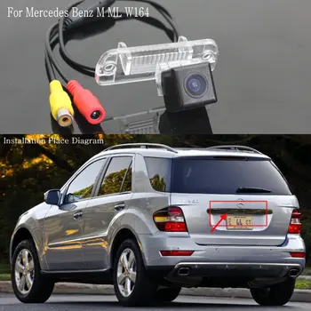 

Lyudmila For Mercedes Benz M ML W164 / Car Reverse Parking Rear View Camera / Back up Reversing Camera / HD CCD Night Vision