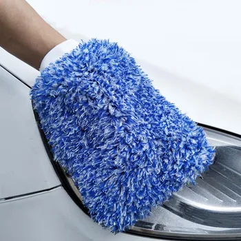 

Car Detailing Microfiber Washing Gloves Soft Washing Cleaning Fingers Gloves Car Glass Furniture Cleaning Tool