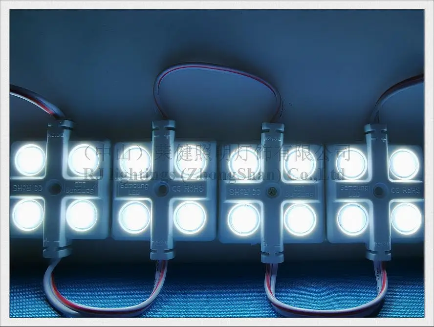 ABS светодиодный модуль ввода с объективом широкий свет угол водонепроницаемый светодиодный подсветкой DC12V 2 W 220lm SMD5730 4 светодиодный IP65