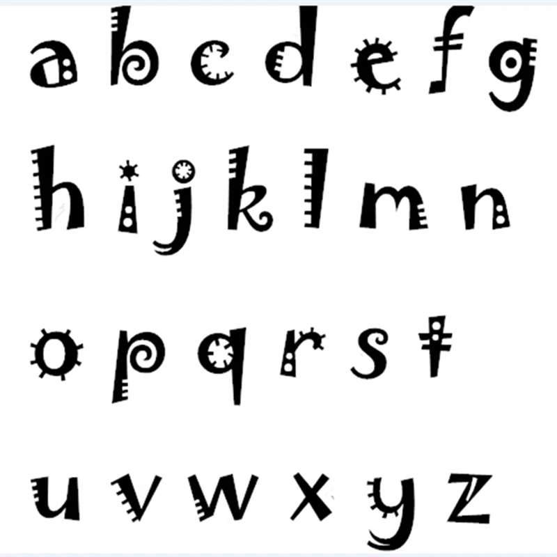 Baby Alphabet Metal Cutting Dies Stencil for DIY Scrapbooking Paper Card Deco`F0 Baby Alphabet Metal Cutting Dies Stencil for DIY Scrapbooking Paper Card Deco`F0