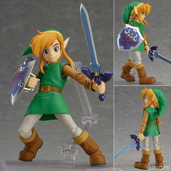 

Anime Figure 13CM The Zelda Link A Link Between Worlds #284 PVC Action Figure Collectible Toy Doll Model