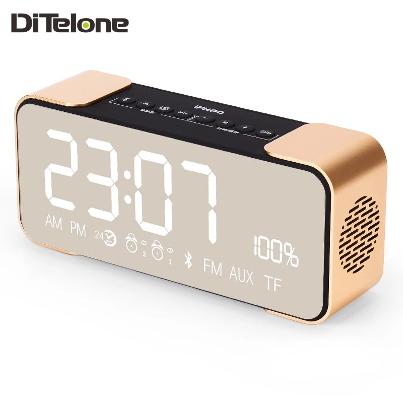 DiTelone PTH-305 Bluetooth Speakers Wireless Stereo Music Player Portable Mini FM Radio Time Alarm Clock TF Card AUX bluetooth-music-player : image DiTelone PTH-305 Bluetooth Speakers Wireless Stereo Music Player Portable Mini FM Radio Time Alarm Clock TF Card AUX bluetooth-music-player