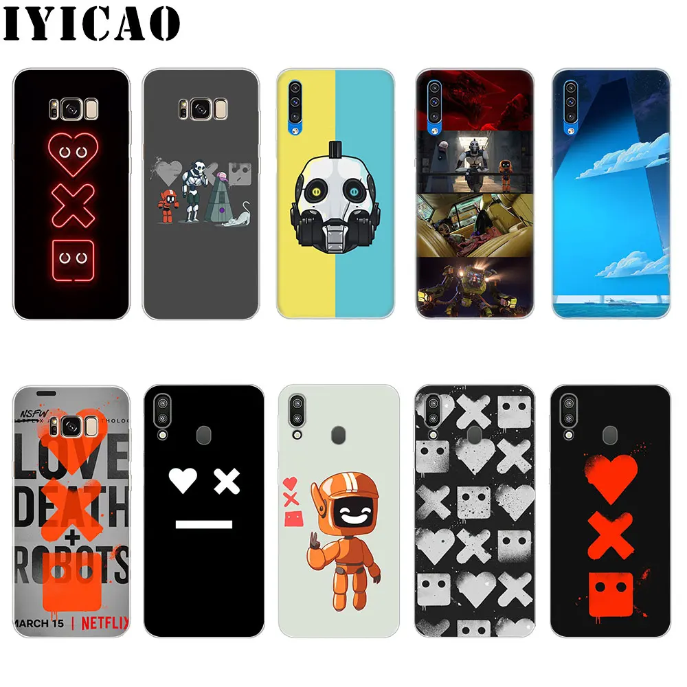 IYICAO Love Death & Robots Hard Case for Samsung Galaxy J1 J2 J3 J5 J6 J7 EU US Prime M10 M20 M30 Phone | Мобильные телефоны и