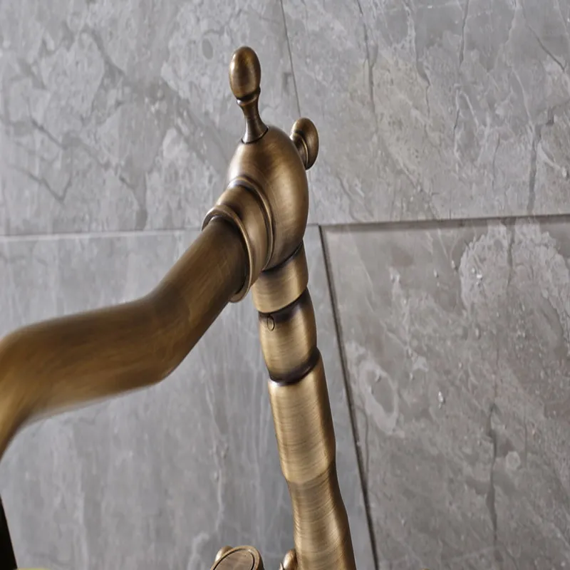 Antique Brass Deck Mounted 4