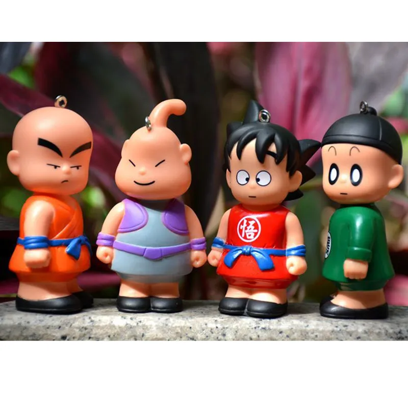 Мини-версия аниме 4 шт./компл. Новый Dragon Ball Z Super Saiyan Son Goku/криллинь из ПВХ