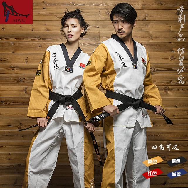 Korean Taekwondo Uniform Adult Men And Women Taekwondo Clothing