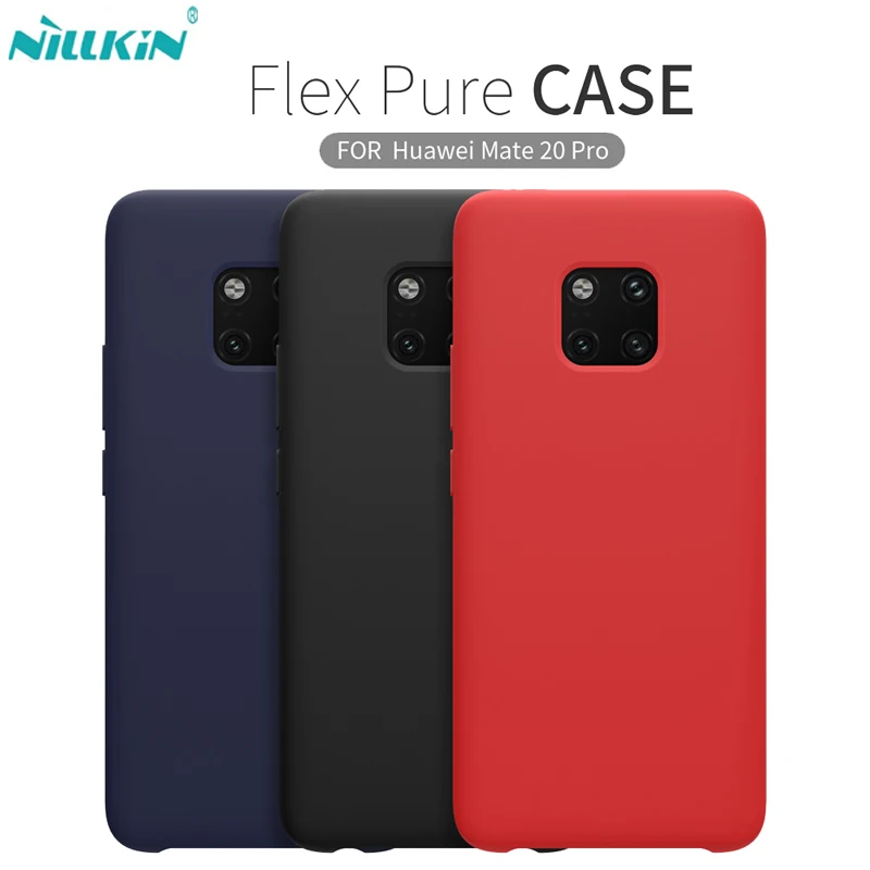 

NILLKIN Flex Pure Case For Huawei Mate 20 Pro /Mate 20 Liquid Silicone Rubber Shockproof Soft Case For Huawei Mate 20 cover Slim