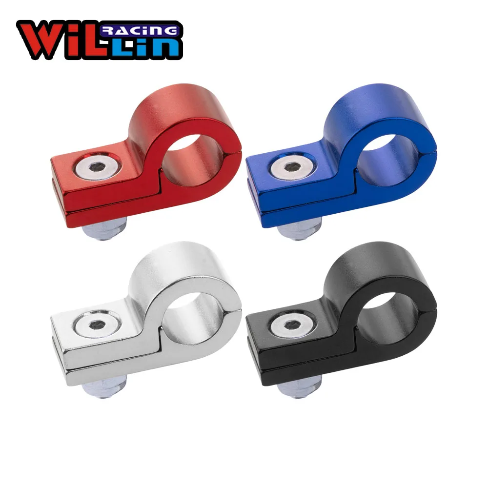 WILLIN Billet Aluminum Line P Clamps To Suit I.D. 7.9MM 5/16'' Tubing Line WLJN02 D8in Fuel