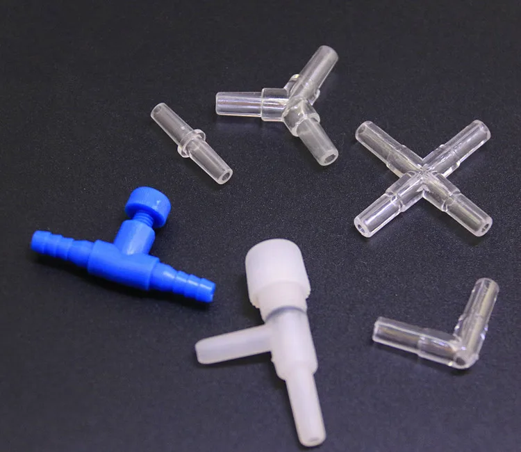 Plastic Equal Cross Connectors Aquarium Air Pump Pipe Accessories Fish