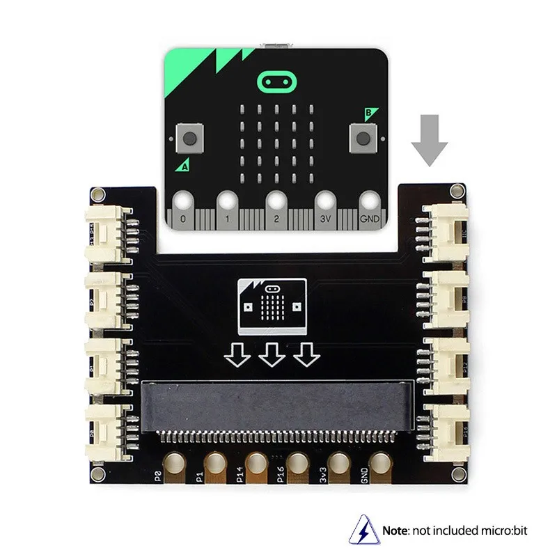 Elecrowtail паровой обучающий стартовый набор для Micro: bit Обучающий программирования