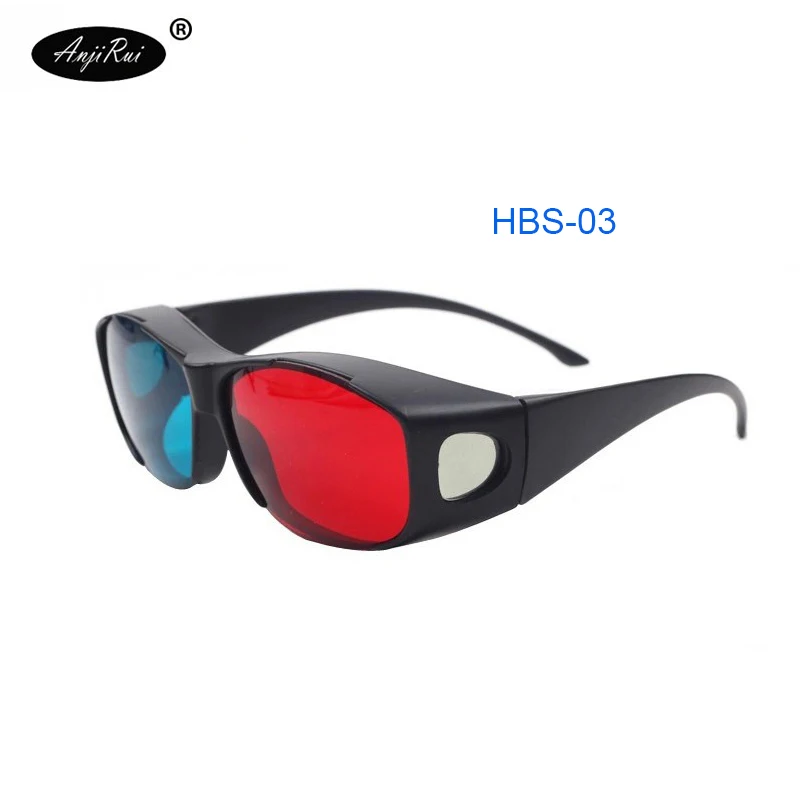 Universal Plasma TV Movie Dimensional Anaglyph 3D Glasses Vision Anaglyph Glasses Red and Blue Glasses 3D Movie Free Shipping