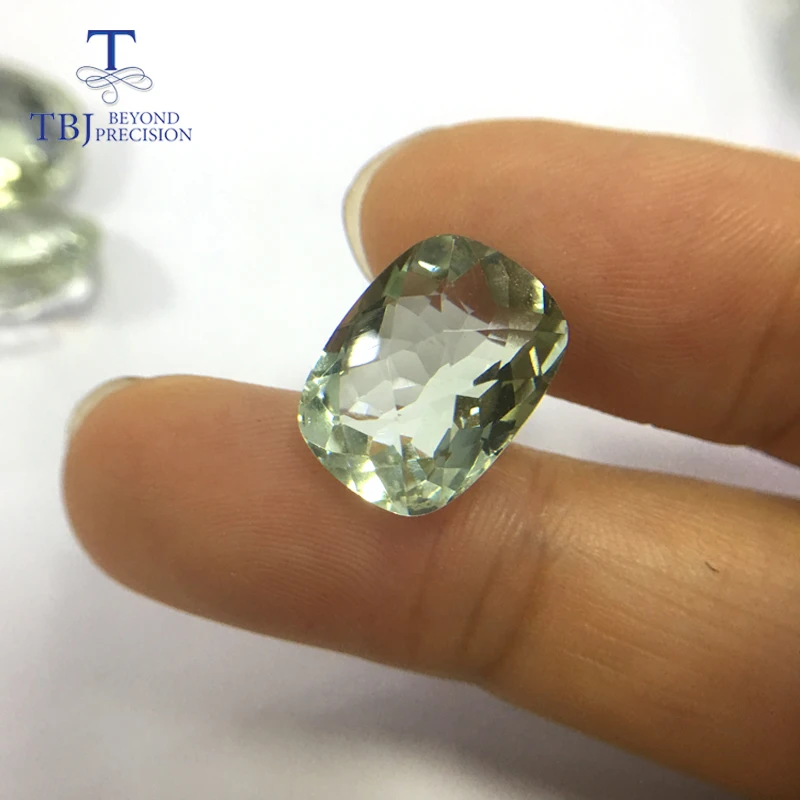 Tbj натуральный зеленый Подушка цвета аметиста 12*16 мм 10ct шахматная доска отрезать