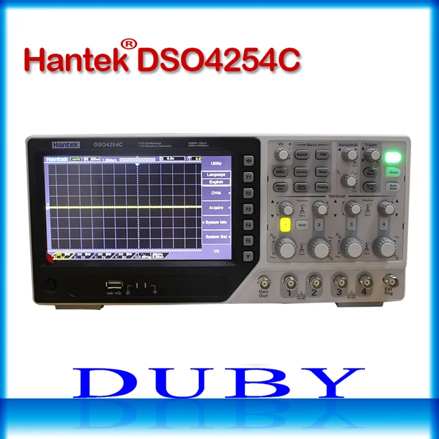 Special Offers Hantek DSO4254C 4CH 1GS/s sample rate 250MHz bandwidth Digital Storage Oscilloscope Portable Integrated USB Host/Device