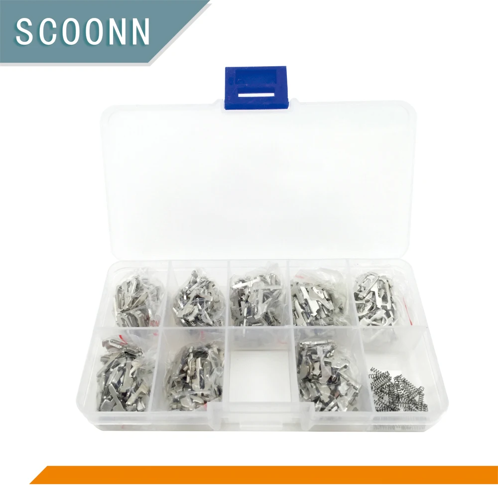 

free shipping 340pcs Car Lock Repair Kit Accessories Car Lock Reed HON66 Lock Plate For Honda