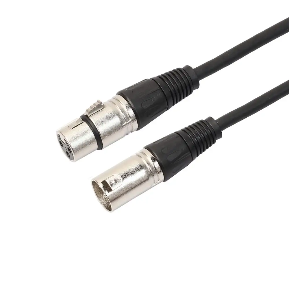 REXLIS 10 шт./лот XLR кабель мужчин и женщин M/F 3pin jack Фольга + Плетеный Экранирование OFC