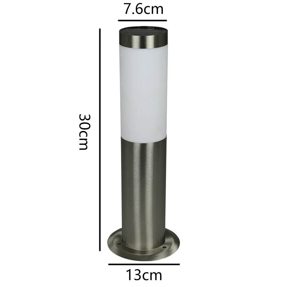 E27 современный Водонепроницаемый пост пастбища двери Нержавеющая сталь наружный забор освещение садовой дорожки колонна светильник для газона, декоративный светильник