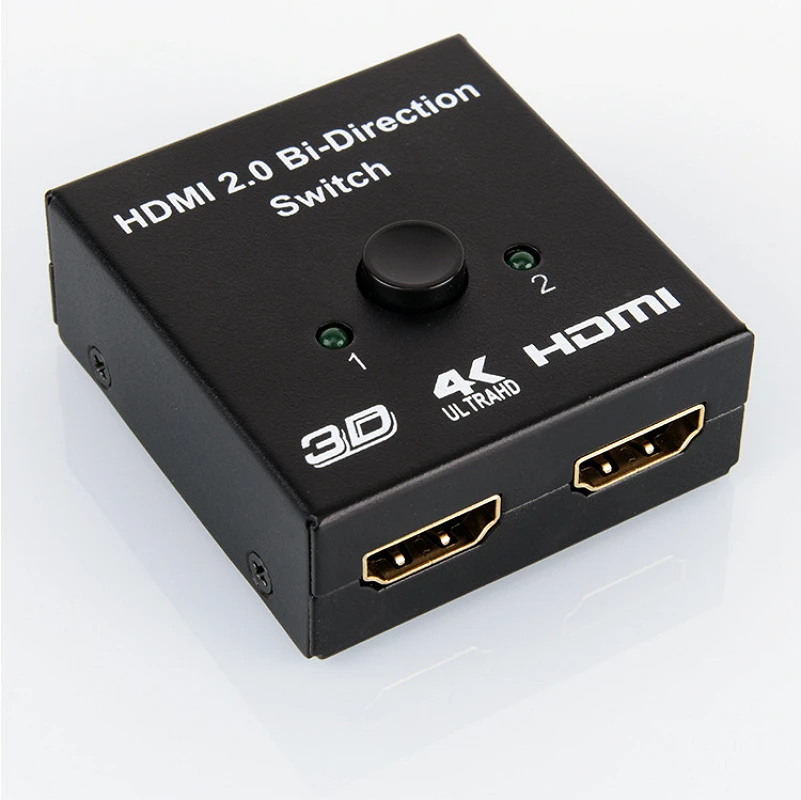 HDMI 2.0 Bi-Direction Switch 1080P 3D 4K*2K HDMI Switcher 2 x 1 / 1 x 2 HDMI Splitter Switch For XBox PS3 PS4 HDTV Projectors HDMI 2.0 Bi-Direction Switch 1080P 3D 4K*2K HDMI Switcher 2 x 1 / 1 x 2 HDMI Splitter Switch For XBox PS3 PS4 HDTV Projectors
