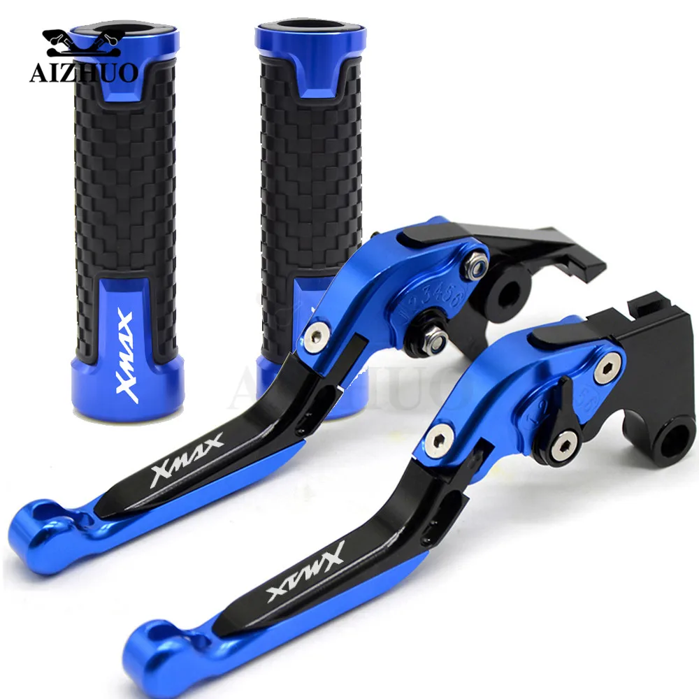 Тормозной Рычаг Сцепления Мотоцикла adjustable+ рукоятки Ручка для Yamaha X MAX X-MAX300 XMAX250 XMAX 300 250
