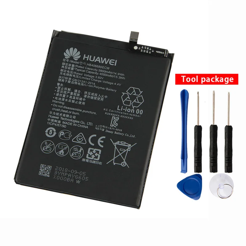 

Original HB406689ECW Phone battery For Huawei Enjoy 7 Enjoy 7plus Y7 Prime TRT-L53 TRT-L21A TRT-AL00 TL10A Y7