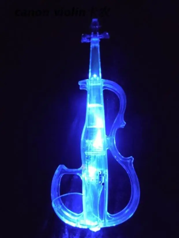 Colorful Green Transparent Electric Crystal Violin 2# - Violin AliExpress